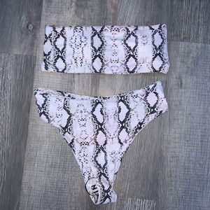 high waisted swim suit